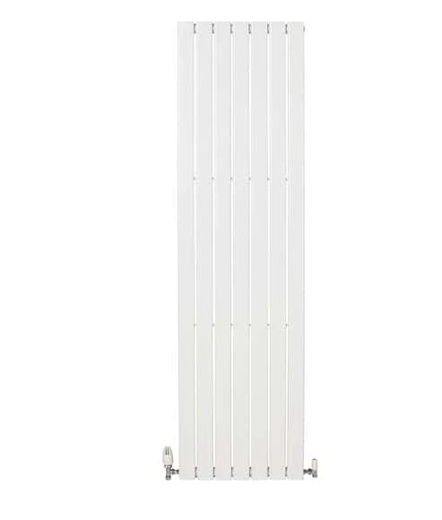 Valerie Flat Panel Single White Radiator H: 1800mm W:450mm - Image 3