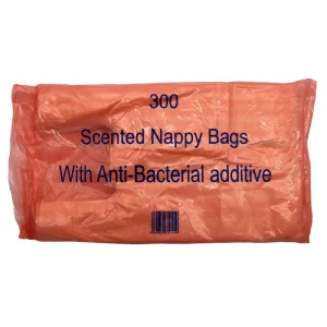 Scented Antibacterial Nappy Bags | Pack of 300
